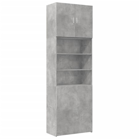 vidaXL Highboard Betongrau 80x42,5x249 cm Holzwerkstoff