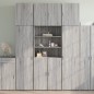 vidaXL Highboard Grau Sonoma 80x42,5x249 cm Holzwerkstoff vidaXL Highboard Grau Sonoma 80x42,5x249 cm Holzwerkstoff