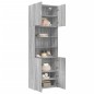 vidaXL Highboard Grau Sonoma 80x42,5x249 cm Holzwerkstoff vidaXL Highboard Grau Sonoma 80x42,5x249 cm Holzwerkstoff