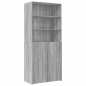 vidaXL Highboard Grau Sonoma 80x42,5x249 cm Holzwerkstoff vidaXL Highboard Grau Sonoma 80x42,5x249 cm Holzwerkstoff