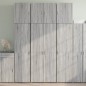 vidaXL Highboard Grau Sonoma 80x42,5x249 cm Holzwerkstoff vidaXL Highboard Grau Sonoma 80x42,5x249 cm Holzwerkstoff