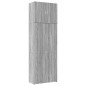 vidaXL Highboard Grau Sonoma 80x42,5x249 cm Holzwerkstoff vidaXL Highboard Grau Sonoma 80x42,5x249 cm Holzwerkstoff