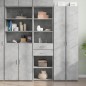 vidaXL Highboard Betongrau 50x42,5x185 cm Holzwerkstoff vidaXL Highboard Betongrau 50x42,5x185 cm Holzwerkstoff