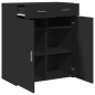 vidaXL Sideboard Schwarz 80x42,5x93 cm Holzwerkstoff vidaXL Sideboard Schwarz 80x42,5x93 cm Holzwerkstoff