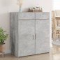 vidaXL Sideboard Betongrau 80x42,5x93 cm Holzwerkstoff vidaXL Sideboard Betongrau 80x42,5x93 cm Holzwerkstoff