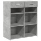 vidaXL Sideboard Betongrau 80x42,5x93 cm Holzwerkstoff vidaXL Sideboard Betongrau 80x42,5x93 cm Holzwerkstoff