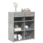 vidaXL Sideboard Betongrau 80x42,5x93 cm Holzwerkstoff vidaXL Sideboard Betongrau 80x42,5x93 cm Holzwerkstoff