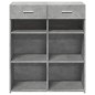 vidaXL Sideboard Betongrau 80x42,5x93 cm Holzwerkstoff vidaXL Sideboard Betongrau 80x42,5x93 cm Holzwerkstoff