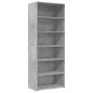 vidaXL Highboard Betongrau 70x41x185 cm Holzwerkstoff vidaXL Highboard Betongrau 70x41x185 cm Holzwerkstoff
