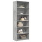 vidaXL Highboard Betongrau 70x41x185 cm Holzwerkstoff vidaXL Highboard Betongrau 70x41x185 cm Holzwerkstoff