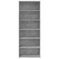 vidaXL Highboard Betongrau 70x41x185 cm Holzwerkstoff vidaXL Highboard Betongrau 70x41x185 cm Holzwerkstoff