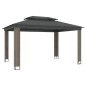 vidaXL Pavillon mit Doppeldach Anthrazit 3,94x2,96 m Stahl vidaXL Pavillon mit Doppeldach Anthrazit 3,94x2,96 m Stahl
