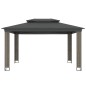 vidaXL Pavillon mit Doppeldach Anthrazit 3,94x2,96 m Stahl vidaXL Pavillon mit Doppeldach Anthrazit 3,94x2,96 m Stahl