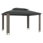 vidaXL Pavillon mit Doppeldach Anthrazit 3,94x2,96 m Stahl vidaXL Pavillon mit Doppeldach Anthrazit 3,94x2,96 m Stahl