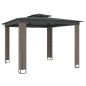 vidaXL Pavillon mit Doppeldach Anthrazit 2,94x2,94 m Stahl vidaXL Pavillon mit Doppeldach Anthrazit 2,94x2,94 m Stahl