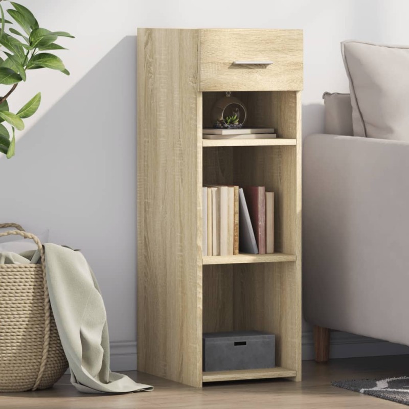 vidaXL Sideboard Sonoma-Eiche 30x42,5x93 cm Holzwerkstoff vidaXL Sideboard Sonoma-Eiche 30x42,5x93 cm Holzwerkstoff