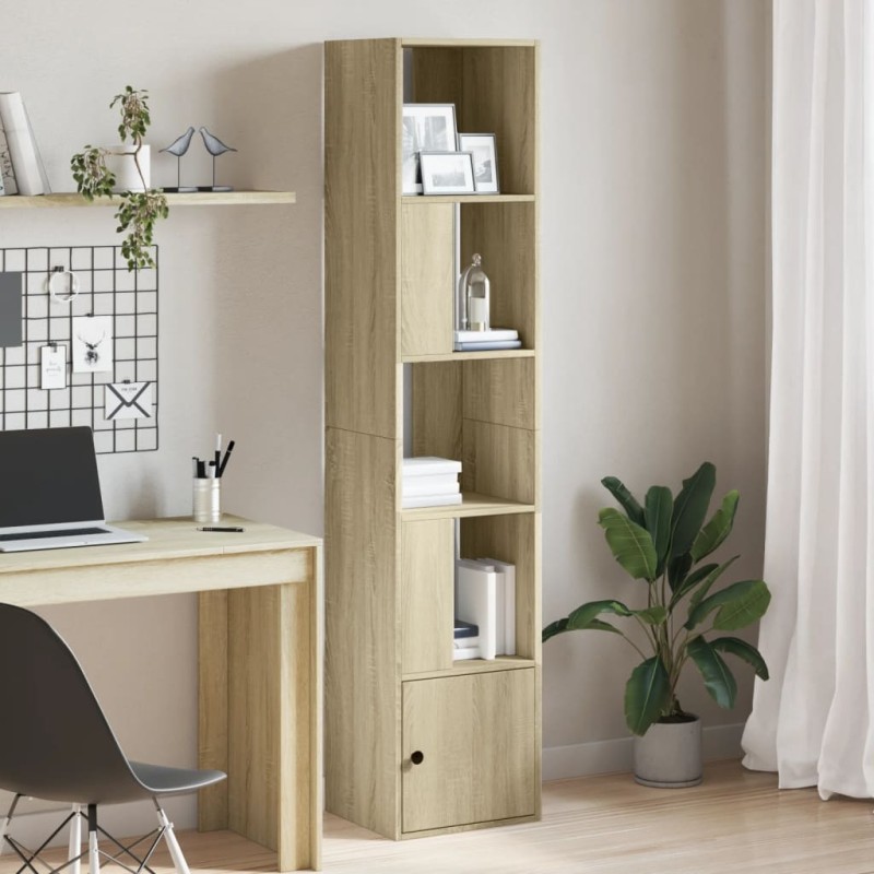 vidaXL Bücherregal Sonoma-Eiche 40x36x189 cm Holzwerkstoff vidaXL Bücherregal Sonoma-Eiche 40x36x189 cm Holzwerkstoff