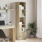 vidaXL Bücherregal Sonoma-Eiche 40x36x189 cm Holzwerkstoff vidaXL Bücherregal Sonoma-Eiche 40x36x189 cm Holzwerkstoff