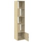 vidaXL Bücherregal Sonoma-Eiche 40x36x189 cm Holzwerkstoff vidaXL Bücherregal Sonoma-Eiche 40x36x189 cm Holzwerkstoff