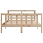vidaXL Massivholzbett ohne Matratze 120x200 cm Kiefernholz vidaXL Massivholzbett ohne Matratze 120x200 cm Kiefernholz