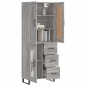 Highboard Grau Sonoma 69,5x34x180 cm Holzwerkstoff Highboard Grau Sonoma 69,5x34x180 cm Holzwerkstoff