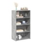 vidaXL Highboard Betongrau 70x41x124 cm Holzwerkstoff vidaXL Highboard Betongrau 70x41x124 cm Holzwerkstoff