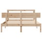 vidaXL Massivholzbett ohne Matratze 150x200 cm Kiefernholz vidaXL Massivholzbett ohne Matratze 150x200 cm Kiefernholz