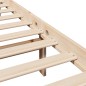 vidaXL Massivholzbett ohne Matratze 150x200 cm Kiefernholz vidaXL Massivholzbett ohne Matratze 150x200 cm Kiefernholz