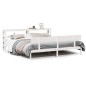 vidaXL Massivholzbett ohne Matratze Weiß 200x200 cm Kiefernholz vidaXL Massivholzbett ohne Matratze Weiß 200x200 cm Kiefernholz