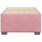 vidaXL Bettgestell Rosa 100x200 cm Samt vidaXL Bettgestell Rosa 100x200 cm Samt