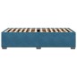vidaXL Bettgestell Blau 90x200 cm Samt vidaXL Bettgestell Blau 90x200 cm Samt