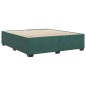 vidaXL Bettgestell ohne Matratze Dunkelgrün 200x200 cm Samt vidaXL Bettgestell ohne Matratze Dunkelgrün 200x200 cm Samt