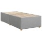 vidaXL Bettgestell ohne Matratze Hellgrau 80x200 cm Stoff vidaXL Bettgestell ohne Matratze Hellgrau 80x200 cm Stoff