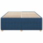 vidaXL Bettgestell ohne Matratze Blau 140x200 cm Stoff vidaXL Bettgestell ohne Matratze Blau 140x200 cm Stoff