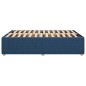 vidaXL Bettgestell ohne Matratze Blau 140x200 cm Stoff vidaXL Bettgestell ohne Matratze Blau 140x200 cm Stoff