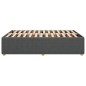 vidaXL Bettgestell ohne Matratze Dunkelgrau 140x200 cm Stoff vidaXL Bettgestell ohne Matratze Dunkelgrau 140x200 cm Stoff