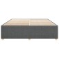 vidaXL Bettgestell ohne Matratze Dunkelgrau 180x200 cm Stoff vidaXL Bettgestell ohne Matratze Dunkelgrau 180x200 cm Stoff