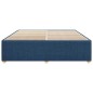 vidaXL Bettgestell ohne Matratze Blau 180x200 cm Stoff vidaXL Bettgestell ohne Matratze Blau 180x200 cm Stoff