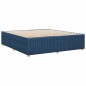 vidaXL Bettgestell ohne Matratze Blau 180x200 cm Stoff vidaXL Bettgestell ohne Matratze Blau 180x200 cm Stoff