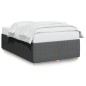 vidaXL Bettgestell ohne Matratze Dunkelgrau 120x200 cm Stoff vidaXL Bettgestell ohne Matratze Dunkelgrau 120x200 cm Stoff
