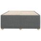 vidaXL Bettgestell ohne Matratze Dunkelgrau 120x200 cm Stoff vidaXL Bettgestell ohne Matratze Dunkelgrau 120x200 cm Stoff
