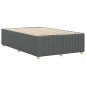 vidaXL Bettgestell ohne Matratze Dunkelgrau 120x200 cm Stoff vidaXL Bettgestell ohne Matratze Dunkelgrau 120x200 cm Stoff