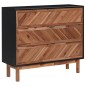 vidaXL Sideboard 90x33,5x80 cm Akazie Massivholz und MDF vidaXL Sideboard 90x33,5x80 cm Akazie Massivholz und MDF