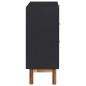 vidaXL Sideboard 90x33,5x80 cm Akazie Massivholz und MDF vidaXL Sideboard 90x33,5x80 cm Akazie Massivholz und MDF