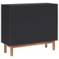 vidaXL Sideboard 90x33,5x80 cm Akazie Massivholz und MDF vidaXL Sideboard 90x33,5x80 cm Akazie Massivholz und MDF