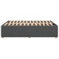 vidaXL Bettgestell ohne Matratze Dunkelgrau 140x190 cm Stoff vidaXL Bettgestell ohne Matratze Dunkelgrau 140x190 cm Stoff