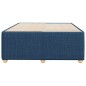 vidaXL Bettgestell ohne Matratze Blau 120x200 cm Stoff