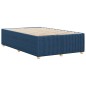 vidaXL Bettgestell ohne Matratze Blau 120x200 cm Stoff