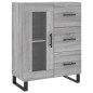 Highboard Grau Sonoma 69,5x34x180 cm Holzwerkstoff Highboard Grau Sonoma 69,5x34x180 cm Holzwerkstoff