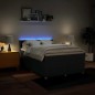 vidaXL Boxspringbett mit Matratze Blau 140x190 cm Stoff vidaXL Boxspringbett mit Matratze Blau 140x190 cm Stoff